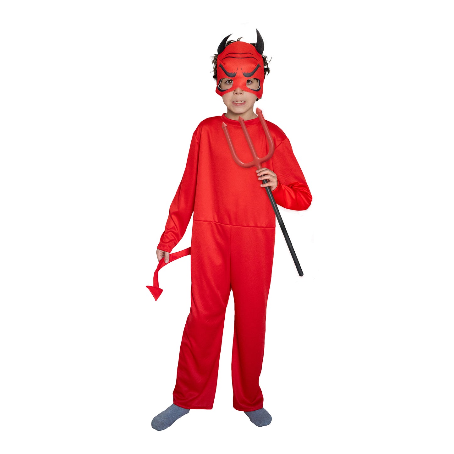 Disfraz Halloween Diablo Rojo C/Tridente