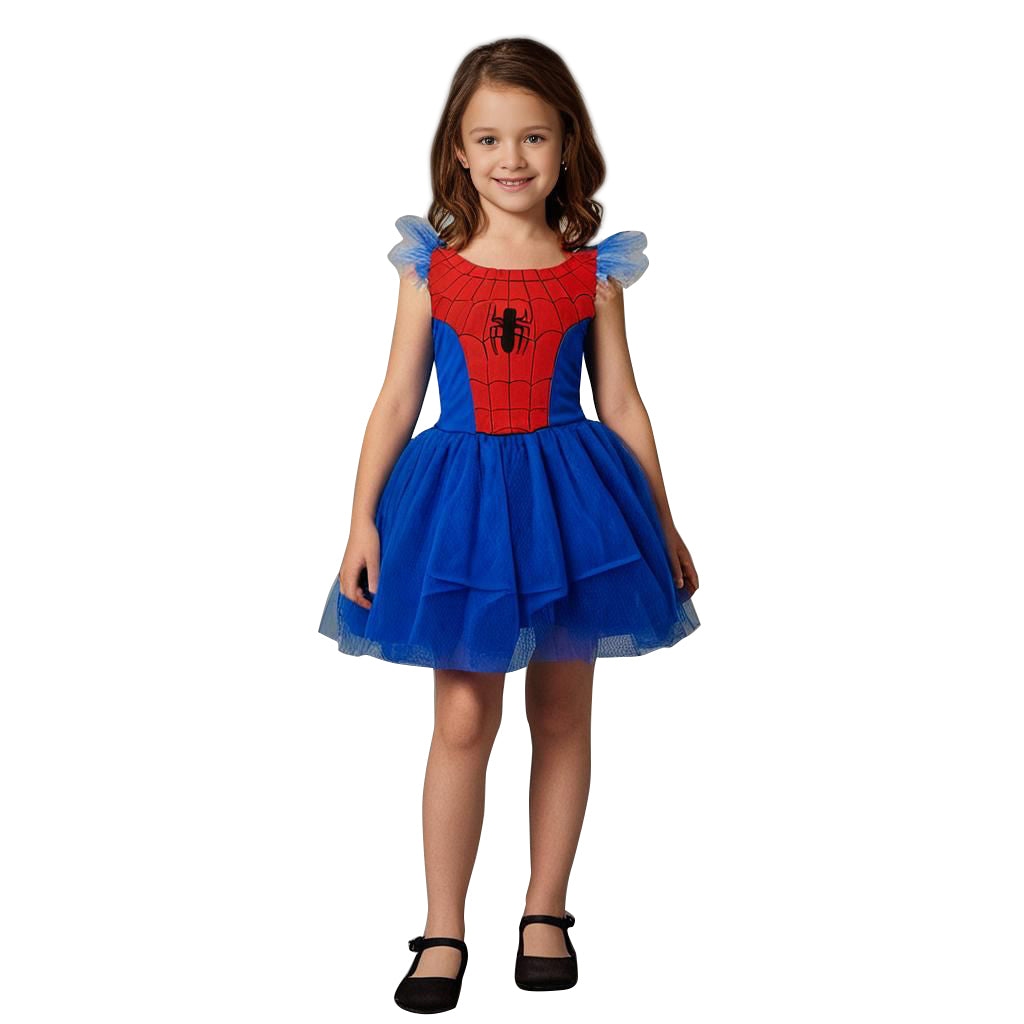 Disfraz Spiderman Con Falda