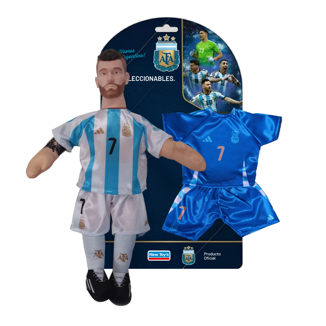 Muñeco Afa Rodrigo de Paul.